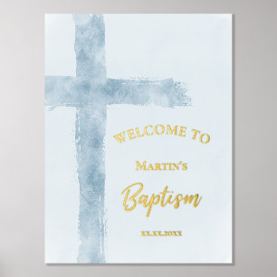 folie tekst Baptisme welkomstbord Afdrukken