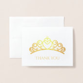 Folie Tiara Dank je wel Folie Kaarten (Voorkant met envelop)