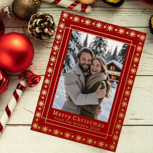 Folie Vakantie Kaart 2 Foto Passen getrouwd Kerst