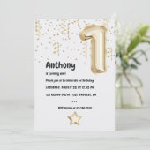 Folie van Champagne Gold Faux Kaart (Staand voorkant)