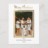 Folie van Elegant en Classy Faux Feestdagenkaart (Voorkant)