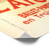 FOLIES BERGERE Cheret Paris Poster vintage de caba (Coin)