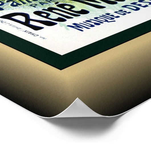 Folies Bergere~Le Miroir~Pantomime Rene Maizeroy~ Poster (Hoek)