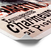 Folies Bergere, Les Garetta Franse Adv Poster (Hoek)