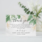 Folift Funeral Food Carte de remerciements (Debout devant)