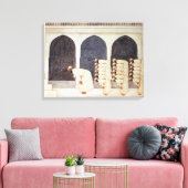 Folio.38a Een Mogul prins in een moskee die Frida  Canvas Afdruk (Insitu (Woonkamer))