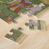 Folio 39, een tuinscène uit de 'Bustan of Sa'd' Legpuzzel (Zijkant)