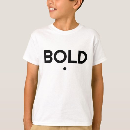 Folio Bold. Jongens' T-shirt (Voorkant)