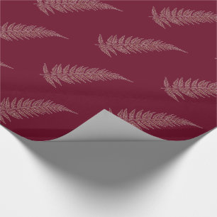 Folitisch fern-leder geperst in uw favoriete kleur cadeaupapier