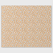 Folk Art Bloemen Scandinavische stijl Cadeaupapier (Vlak)