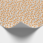 Folk Art Bloemen Scandinavische stijl Cadeaupapier (Hoek)