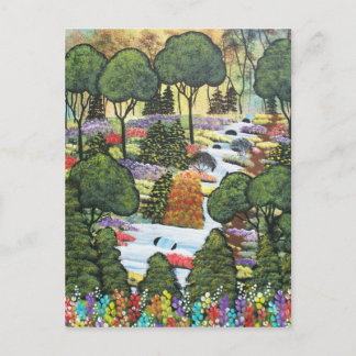 Folk Art BY LORI EVERETT briefkaart