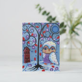 Folk Art BY LORI EVERETT briefkaart (Staand voorkant)