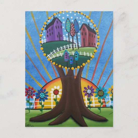 Folk Art BY LORI EVERETT carte postale (Devant)