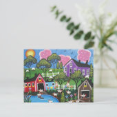 FOLK ART COop PAR LORI EVERETT carte postale (Debout devant)