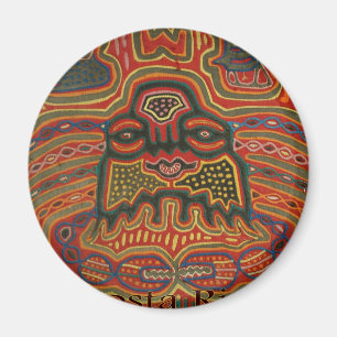 Folk Art Costa Rica Magneet