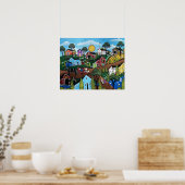 FOLK ART Country Living BY LORI EVERETT Poster (Cuisine)