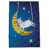 Folk Art Cow springt over de Mon Nursery Rhyme Medium Cadeauzakje (Voorkant)