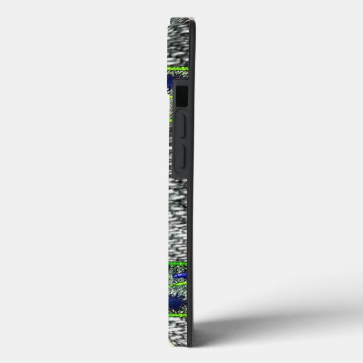 Folk Art Denim initiaal Hippie Case-Mate iPhone Case (Achterkant / Links)