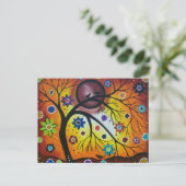 FOLK ART DOOR LORI EVERETT BRIEFKAART (Staand voorkant)