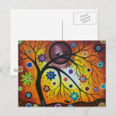 FOLK ART DOOR LORI EVERETT BRIEFKAART (Voorkant / Achterkant)