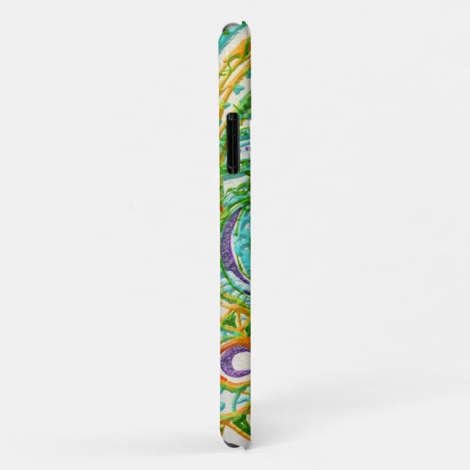 Folk Art Fantasy Pattern Case-Mate iPhone Case (Achterkant/rechts)