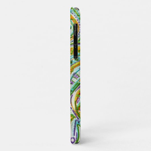 Folk Art Fantasy Pattern Case-Mate iPhone Case (Achterkant/links)