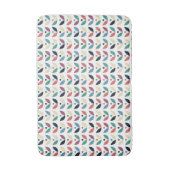 Folk Art Floral Geometric Pattern Badmat (Voorkant Verticaal)