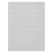 Folk Art Floral Geometric Pattern Tafelkleed (Voorkant)