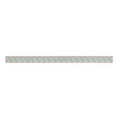Folk Art Flower Pattern 2 Grosgrain Lint (Voorkant)