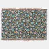 Folk Art Flower Pattern Deken (Voorkant)