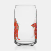 Folk Art Flower Pattern Fox Personalised (Droite)