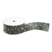 Folk Art Flower Pattern Grosgrain Lint (Spoel)