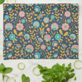 Folk Art Flower Pattern Theedoek (Gevouwen)