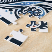 Folk Art Football Symphony" Puzzel Legpuzzel (Zijkant)