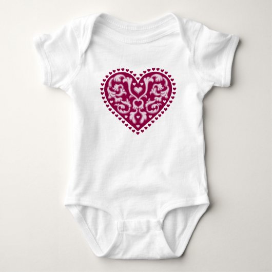 Folk Art Heart Romper (Voorkant)