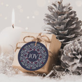 Folk Art Joy | Étiquettes cadeaux de vacances