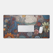 Folk Art Landscape Desk Mat (Keyboard & Muis)