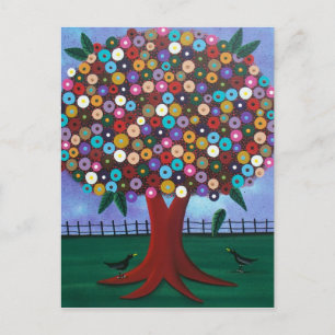 FOLK ART Meeting Spot par carte postale LORI EVERE