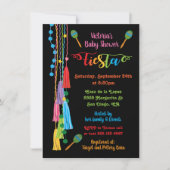 Folk Art mexicain Fiesta Baby shower Invitation (Devant)