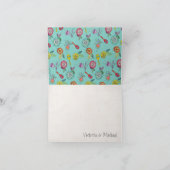 Folk Art Mexican Fiesta dank u briefkaarten (Binnen)