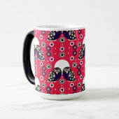 Folk Art Owl Magische Mok (Voorkant links)