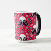 Folk Art Owl Magische Mok (Voorkant rechts)