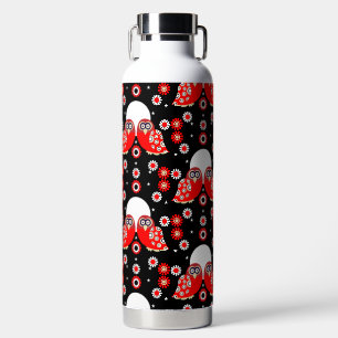 Folk Art Owl Waterfles