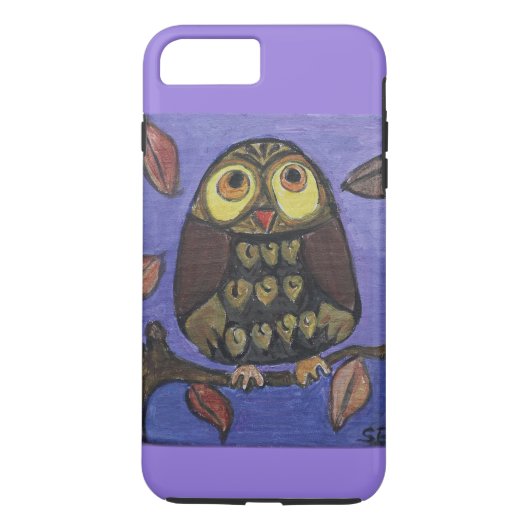 Folk Art OwlDesign Case-Mate iPhone Case (Achterkant)
