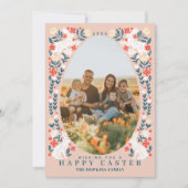 Folk Art Pasen Ei Vakantie Fotokaart (Voorkant)