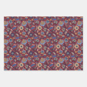 Folk Art Pattern  Inpakpapier Vel (Voorkant 3)