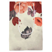 Folk Art Rabbit Papillon Floral Moyen Cadeau Sac (Dos)