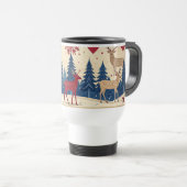 Folk-Art Reindeer Pattern Mug (Devant droit)
