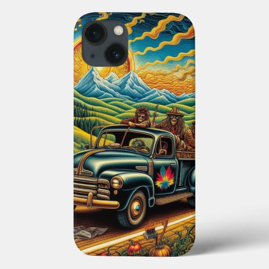 Folk Art Road Trip Case-Mate iPhone Case (Achterkant)